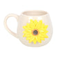 Hello Sunshine Rounded Mug with 3D Sunflower NEW!