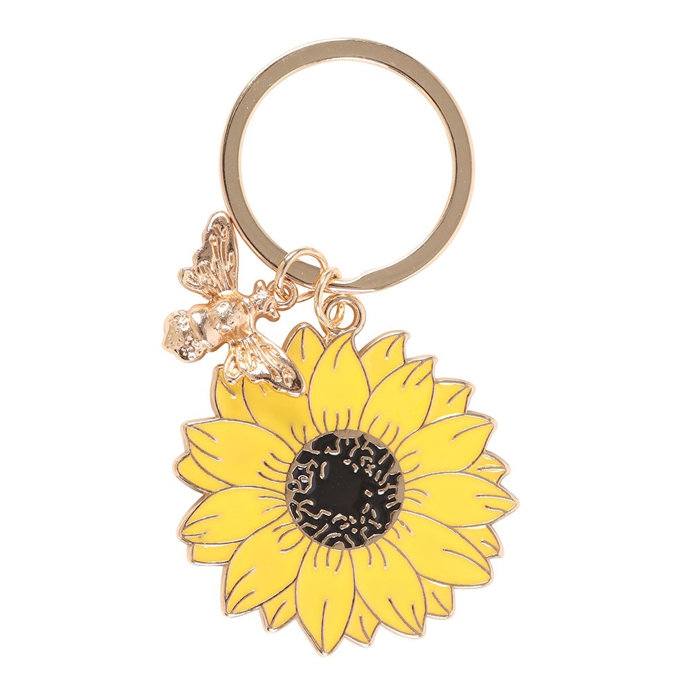 You Are My Sunshine Sunflower Keyring NEW!