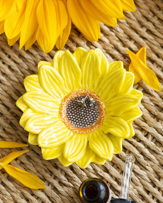 Sunflower Trinket Dish