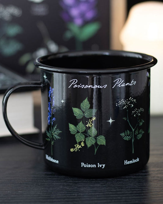 Poisonous Plants Enamel Style Mug NEW!