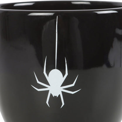 Black Spider Ceramic Teacup NEW!