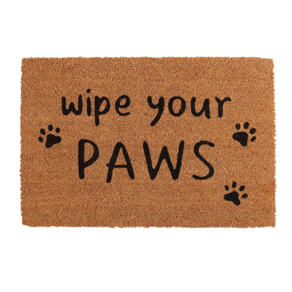 Wipe Your Paws Natural Doormat