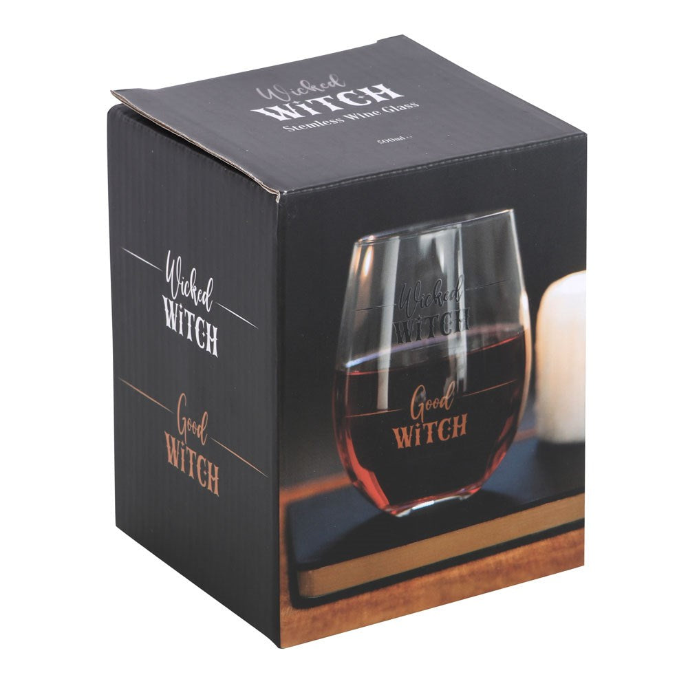 Wicked Witch Stemless Wine Glass NEW!