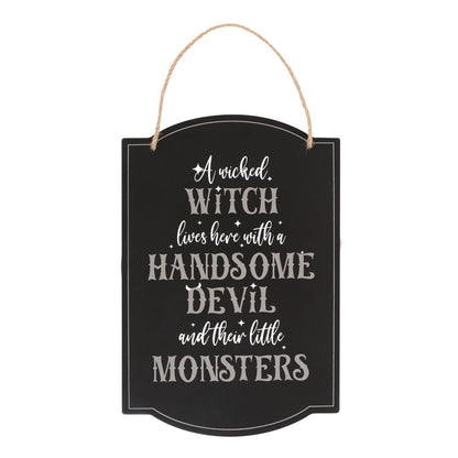 Wicked Witch Family Sign NEW!