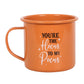 You're The Hocus To My Pocus Enamel Mug NEW!