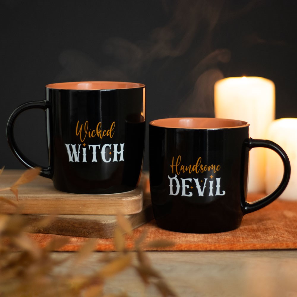 Wicked Witch/Handsome Devil Double Mug Set