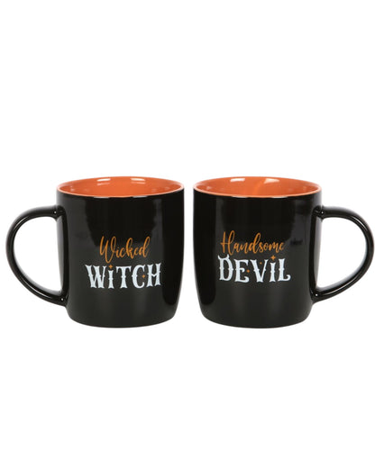 Wicked Witch/Handsome Devil Double Mug Set