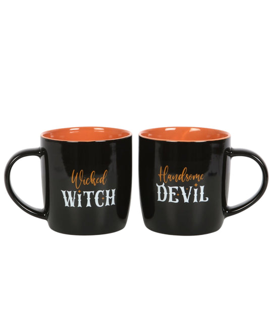 Wicked Witch/Handsome Devil Double Mug Set