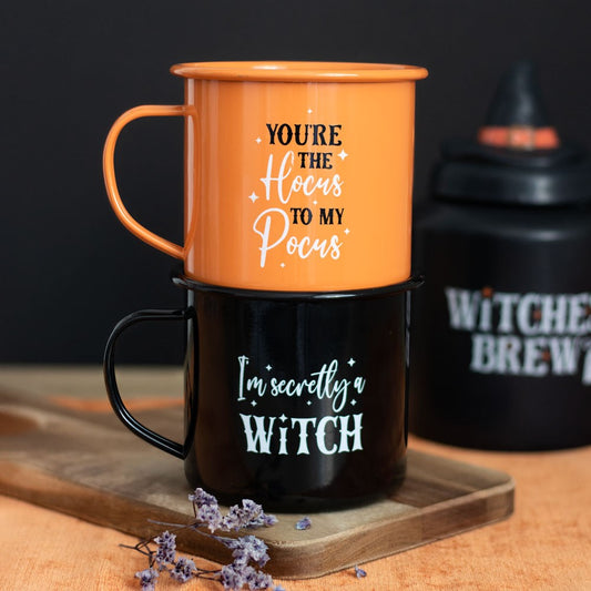 Set [2] Wicked Witch Enamel Mugs NEW!