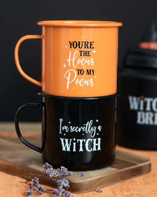 Set [2] Wicked Witch Enamel Mugs