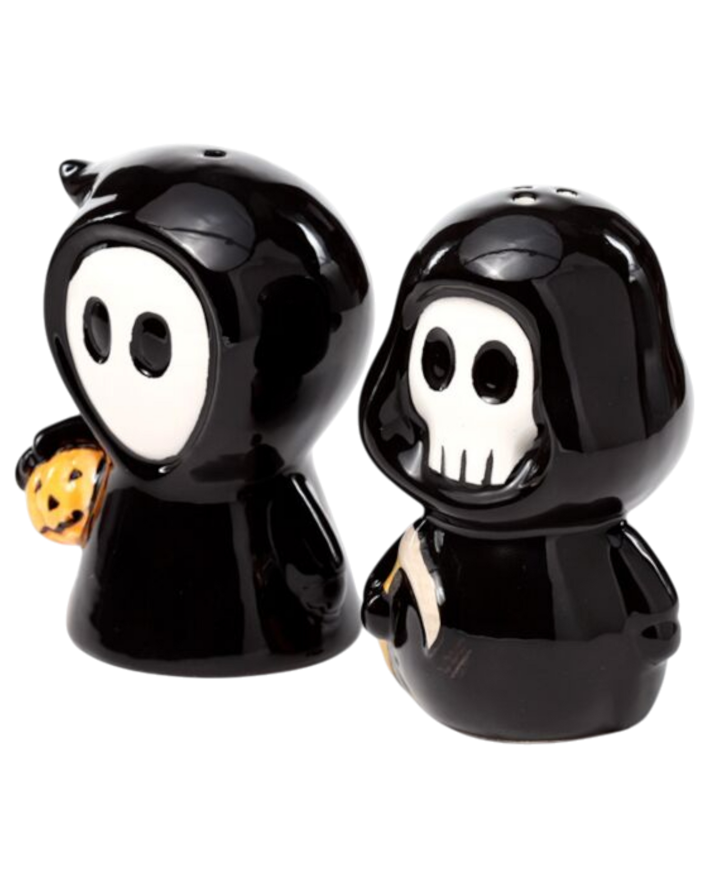 Grim Reaper Boy & Ghost Boy Salt & Pepper Set