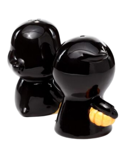 Grim Reaper Boy & Ghost Boy Salt & Pepper Set