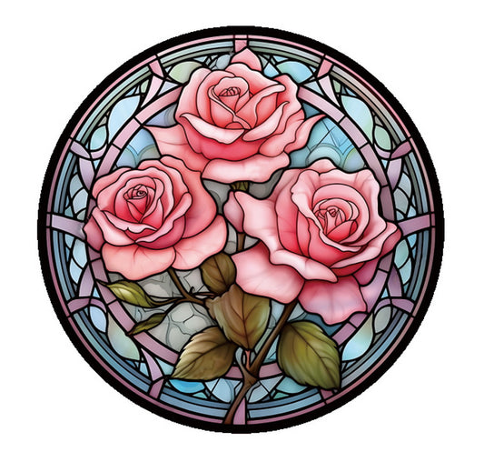 Suncatcher Pink Roses