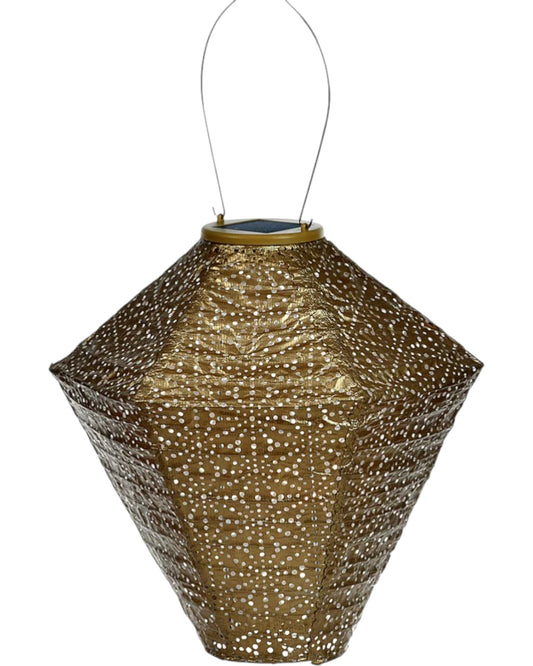 Lumiz Outdoor LED Solar Lantern - Diamond 28cm