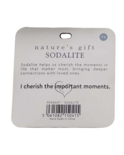 Sodalite- Cherished Moments Pendant