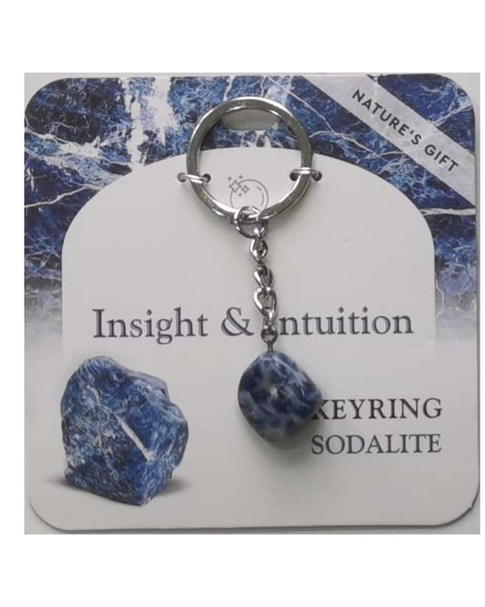 Sodalite- Insight & Intuition Keyring
