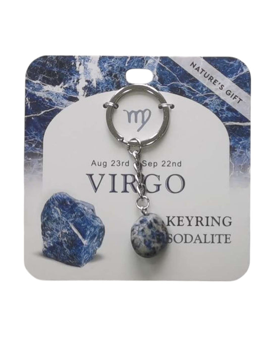 Sodalite- Virgo Keyring