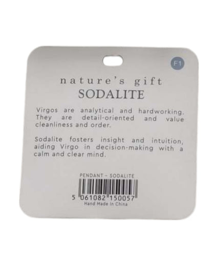 Sodalite- Virgo Pendant