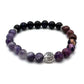 Balance Bracelet Tree of Life – Amethyst-Purple Tiger Eye-King Turquoise