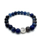 Balance Bracelet Tree of Life – Dark Blue King Turquoise-Dark Blue Vein Jasper-Blue Chalcedony