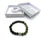 Balance Bracelet Tree of Life – Nephrite Jade- Zoisite-Green Tiger Eye