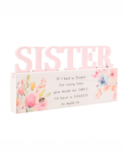 The Cottage Garden Floral Word – Sister