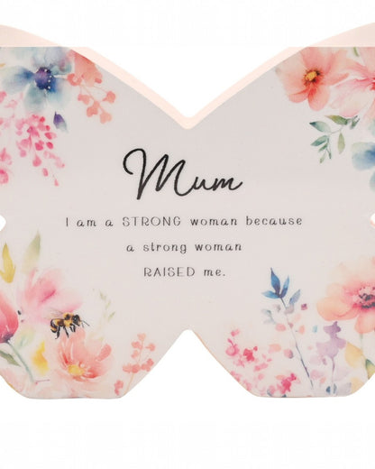 The Cottage Garden Floral Mantel Butterfly – Mum