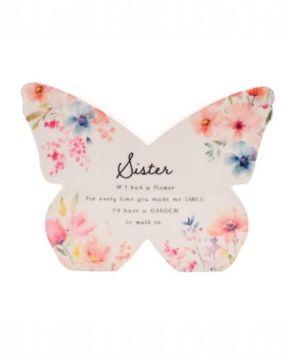 The Cottage Garden Floral Mantel Butterfly – Sister