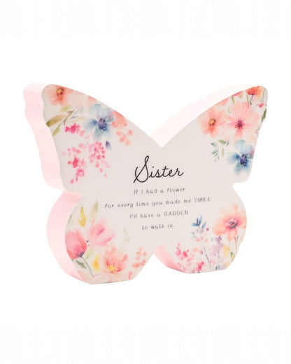 The Cottage Garden Floral Mantel Butterfly – Sister