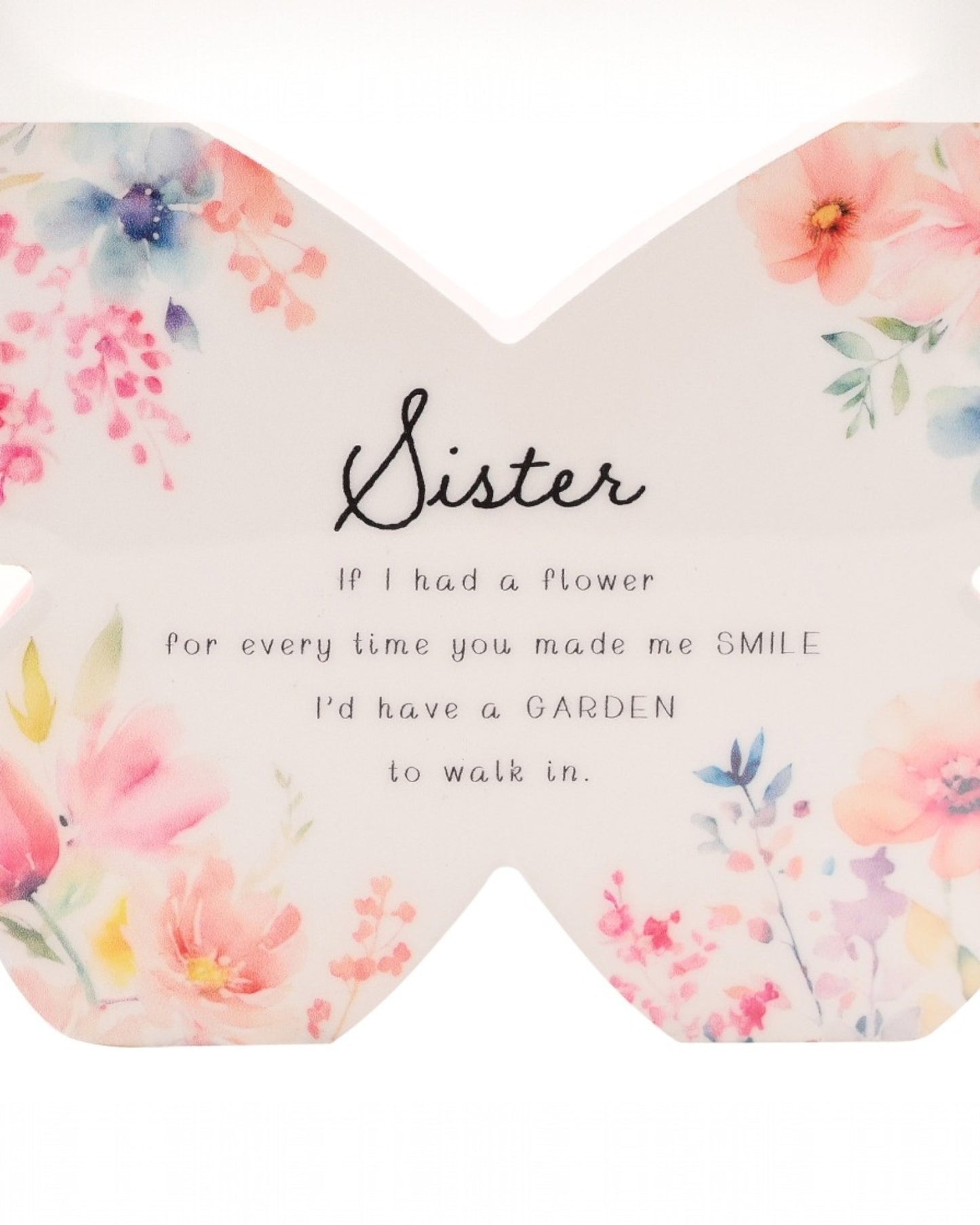 The Cottage Garden Floral Mantel Butterfly – Sister