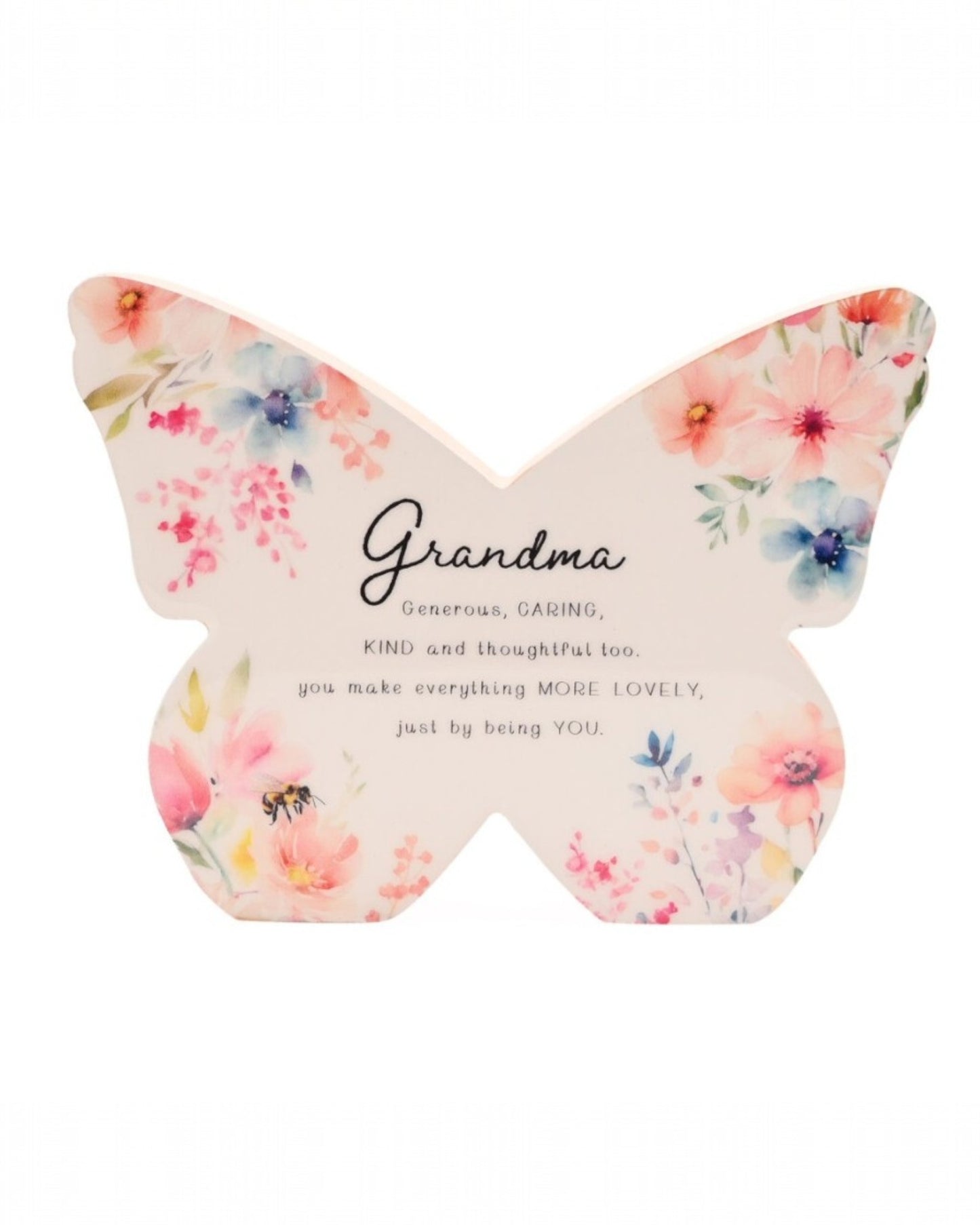 The Cottage Garden Floral Mantel Butterfly – Grandma