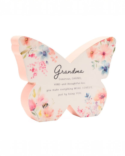 The Cottage Garden Floral Mantel Butterfly – Grandma
