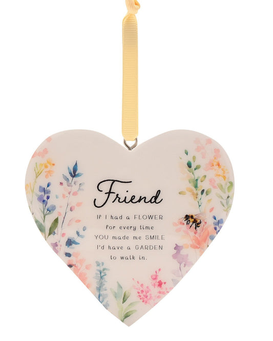 The Cottage Garden Hanging Heart – Friend