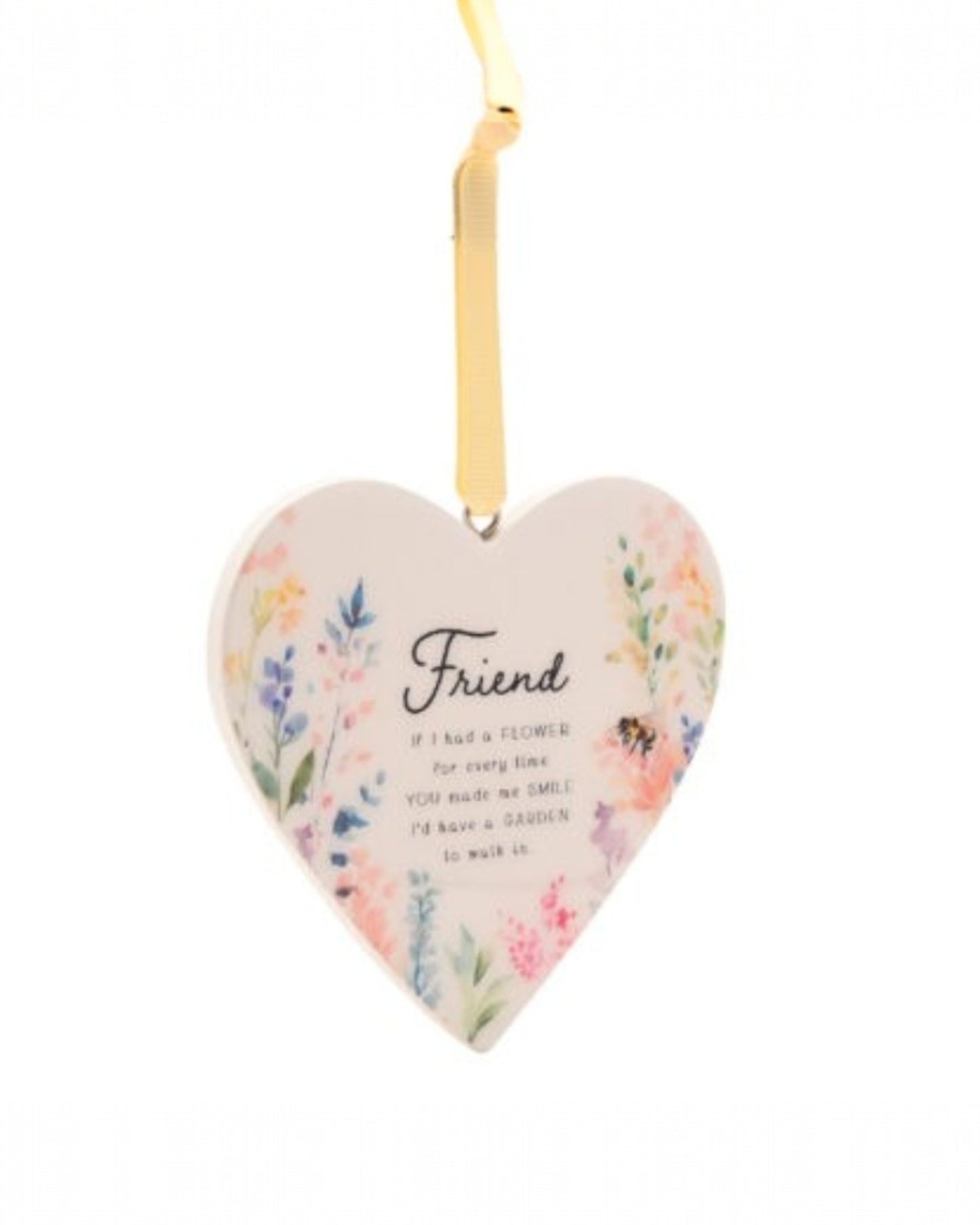 The Cottage Garden Hanging Heart – Friend
