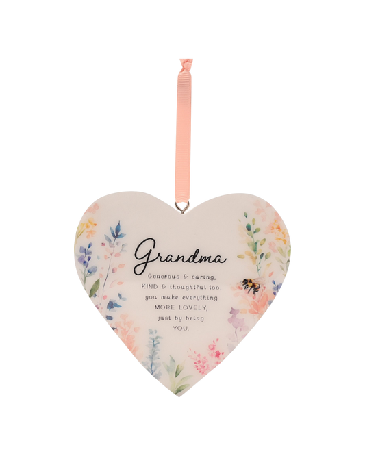 The Cottage Garden Hanging Heart – Grandma