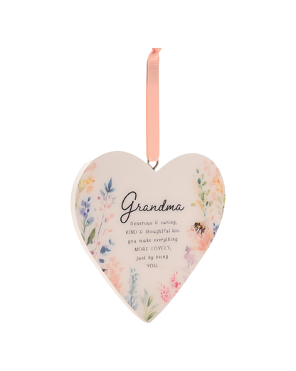 The Cottage Garden Hanging Heart – Grandma