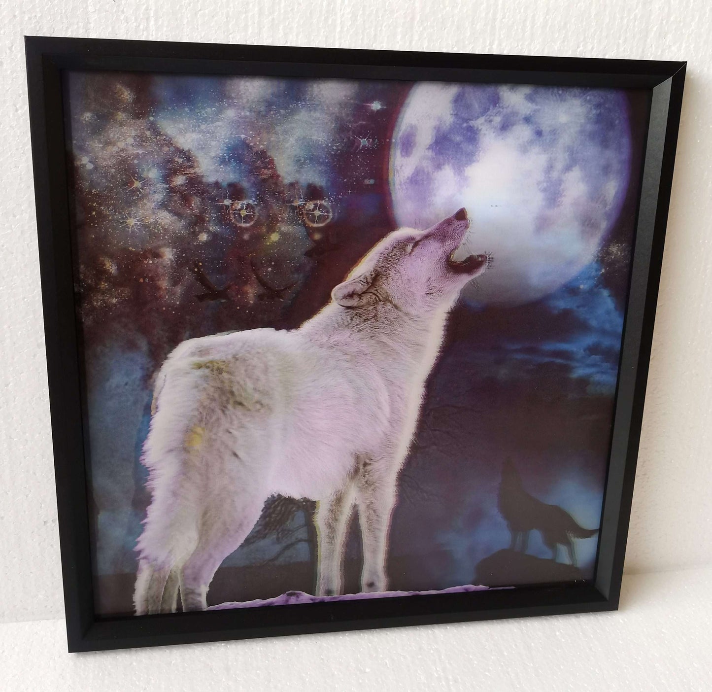 3D Picture Wolf Howling