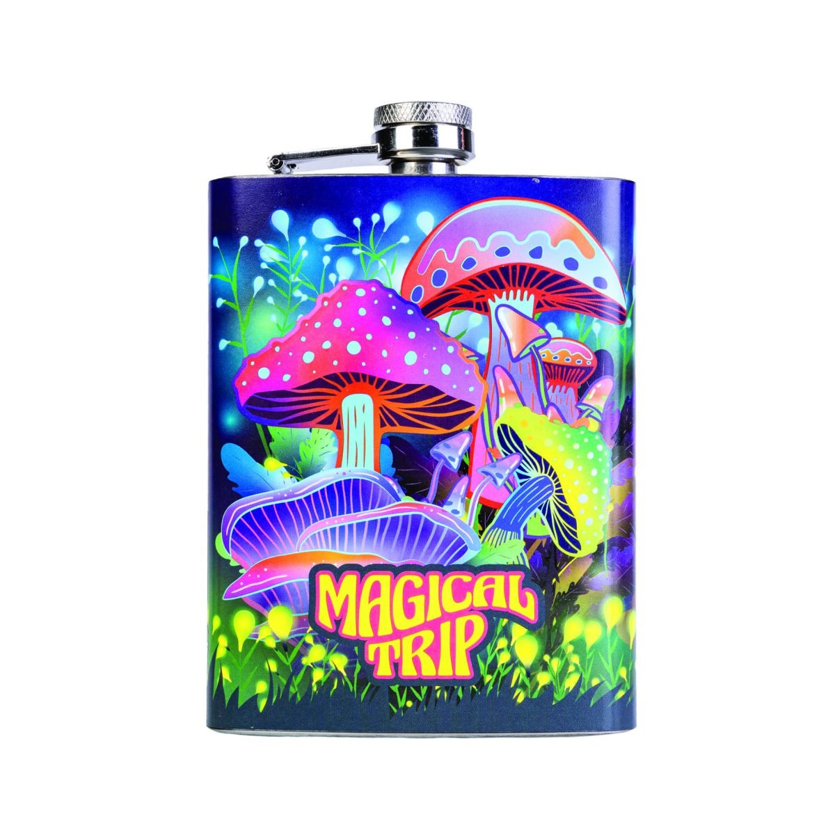 Mushroom Metal Flask