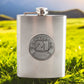 21st Engravable Metal Flask