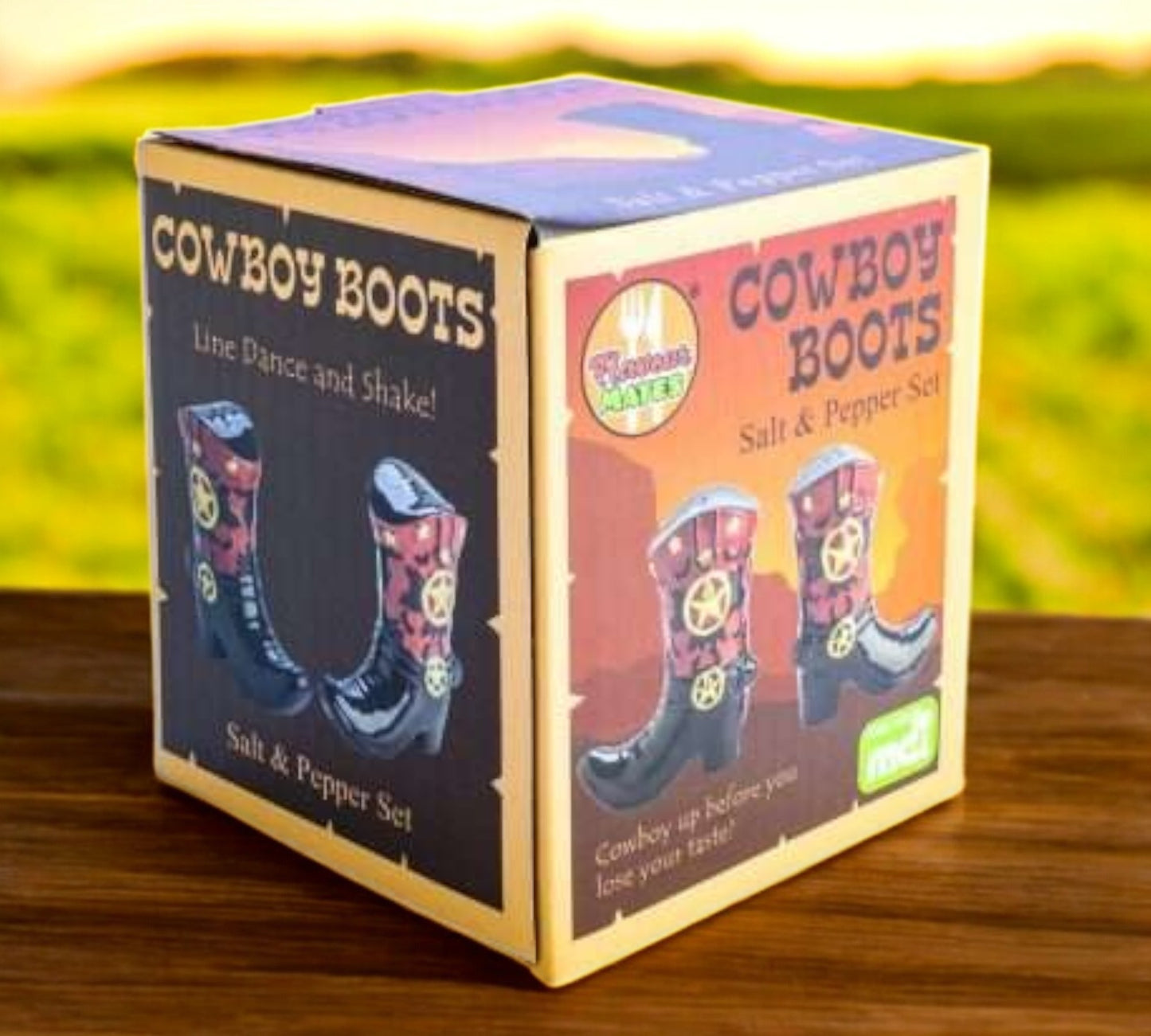 Cowboy Boot Salt & Pepper Set