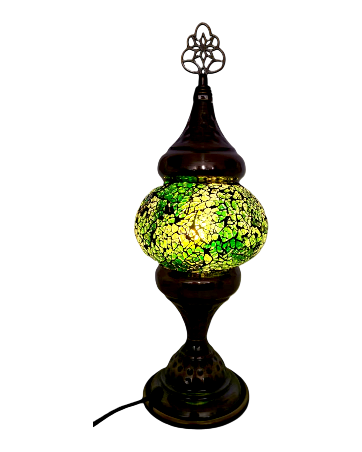 Turkish Mosaic Lamp - Filigree top