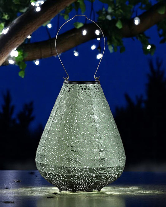 Lumiz Outdoor LED Solar Lantern - Tulip 20cm
