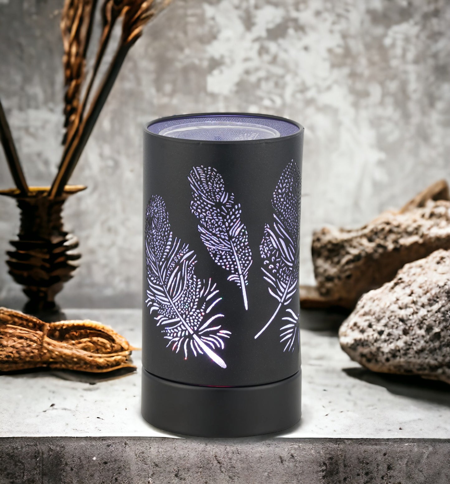 Black Feathers - LED Warmer