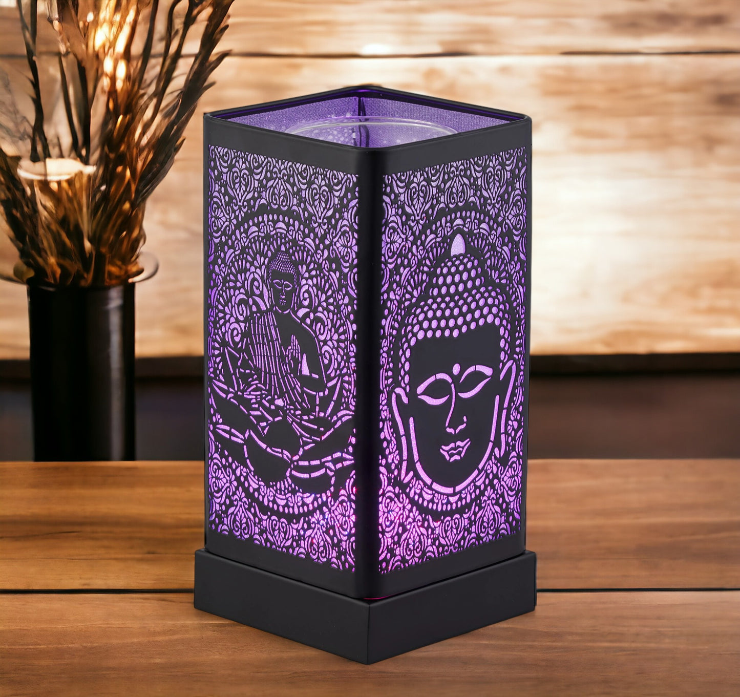 Buddha - Black Square LED Warmer