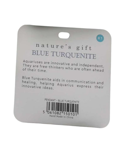 Turquenite- Aquarius Pendant