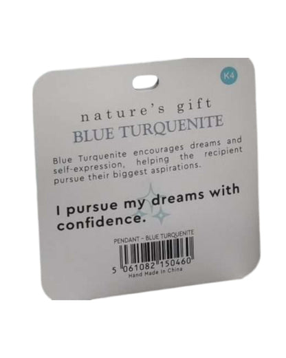 Turquenite- Dream Big Pendant