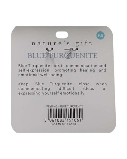 Turquenite- Healing & Communication Keyring