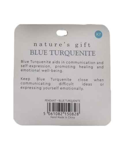 Turquenite- Healing & Communication Pendant