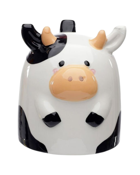 Farm Cow Upside Down Ceramic Shaped Mug