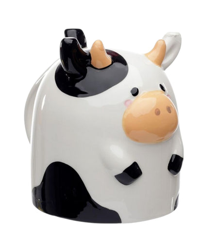 Farm Cow Upside Down Ceramic Shaped Mug